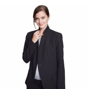 EUC Hatch x Jcrew Black Blazer Sleek Suit Jacket - Sz 1 (small)